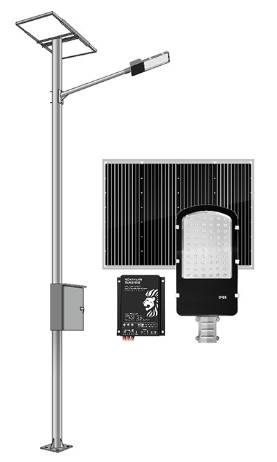 โคมไฟโซล่าเซลล์ แบบงานสเปคโครงการ (อุปกรณ์แยกชิ้น)