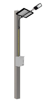 โคมไฟโซล่าเซลล์ติดผนัง