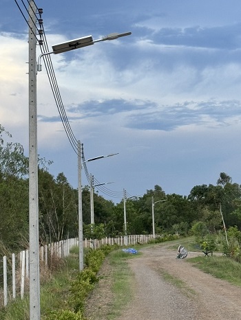 Diy Solar Street Lightติดตั้งที่จ.นครสวรรค์