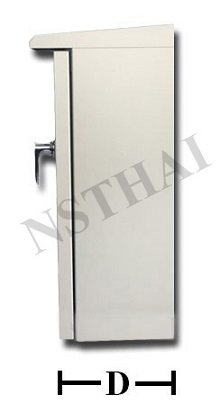 ตู้เหล็กโซล่าเซลล์เปิดด้านใน