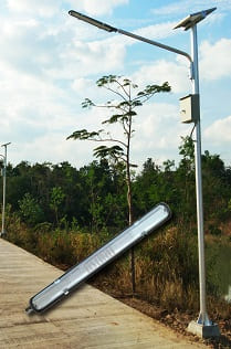 ไฟถนนโซล่าเซลล์ 480 หลอด