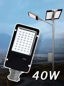 ไฟถนนโซล่าเซลล์ 40W