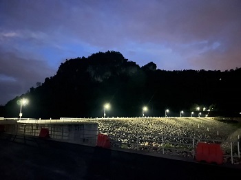 ผลงานติดตั้งเสาไฟโซล่าเซลล์แบบแยกตู้แยกแผง