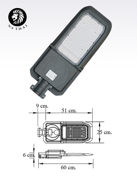 โคมไฟถนน LED 120W