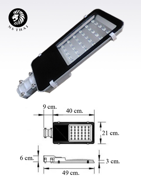 โคมไฟถนน LED 40W