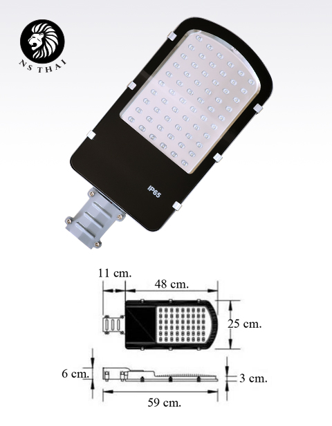 โคมไฟถนน LED 50W