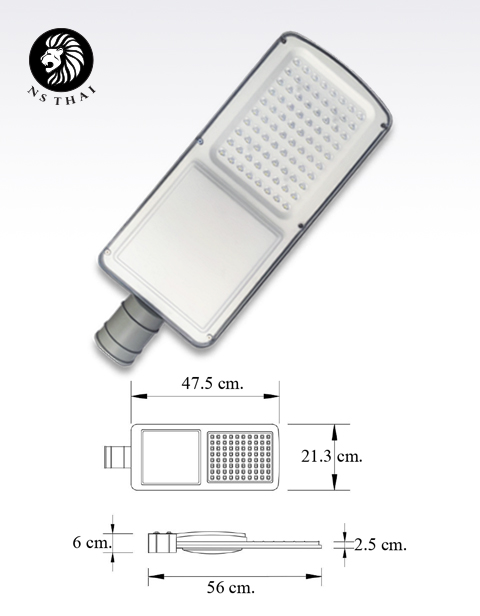 โคมไฟถนน LED 80W