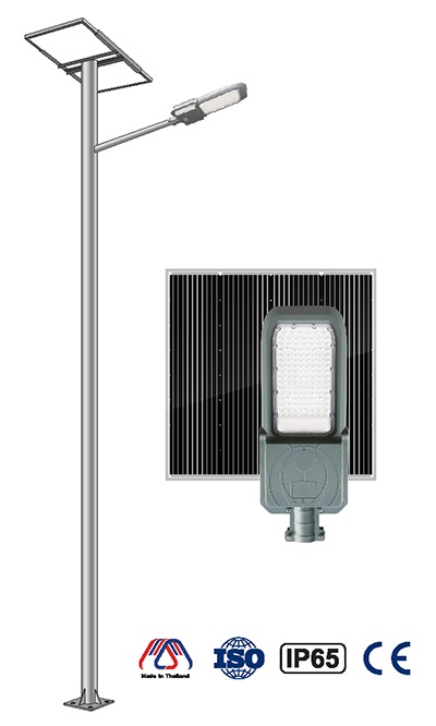 ไฟถนนโซล่าเซลล์ 120 วัตต์ รุ่น NSS-120ix