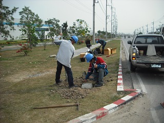 ไฟกระพริบถนน